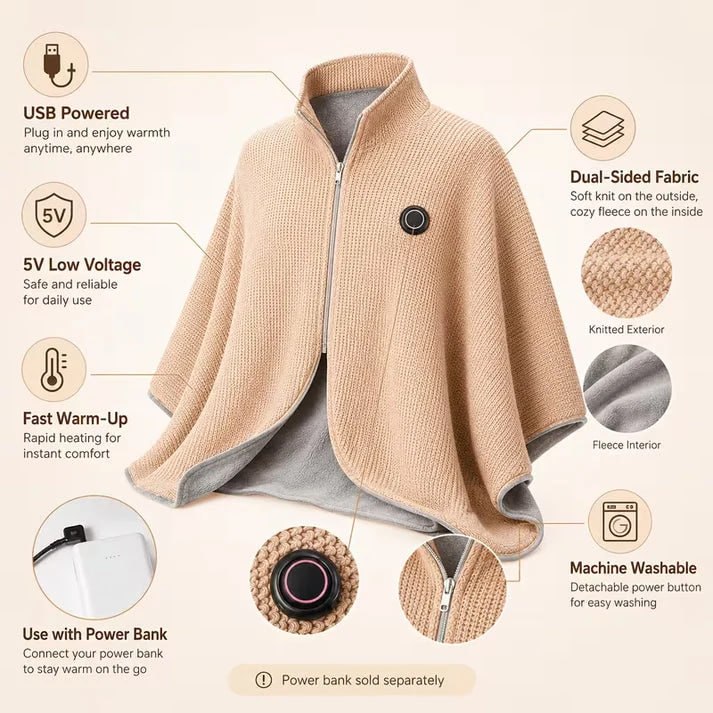 Cozylle™ Cozy Wearable Blanket – Ultra-Soft Comfort Wrap